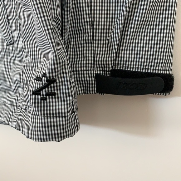 🆕 IZOD PLAID WINDBREAKER RAINCOAT JACKET WOMEN SIZE M - Picture 6 of 13